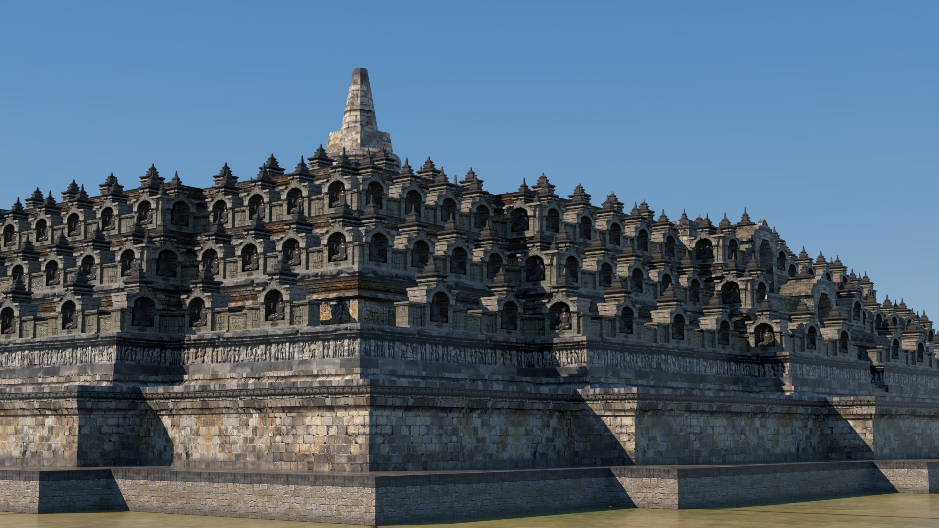 3D Buddhist Temple - TurboSquid 1694410