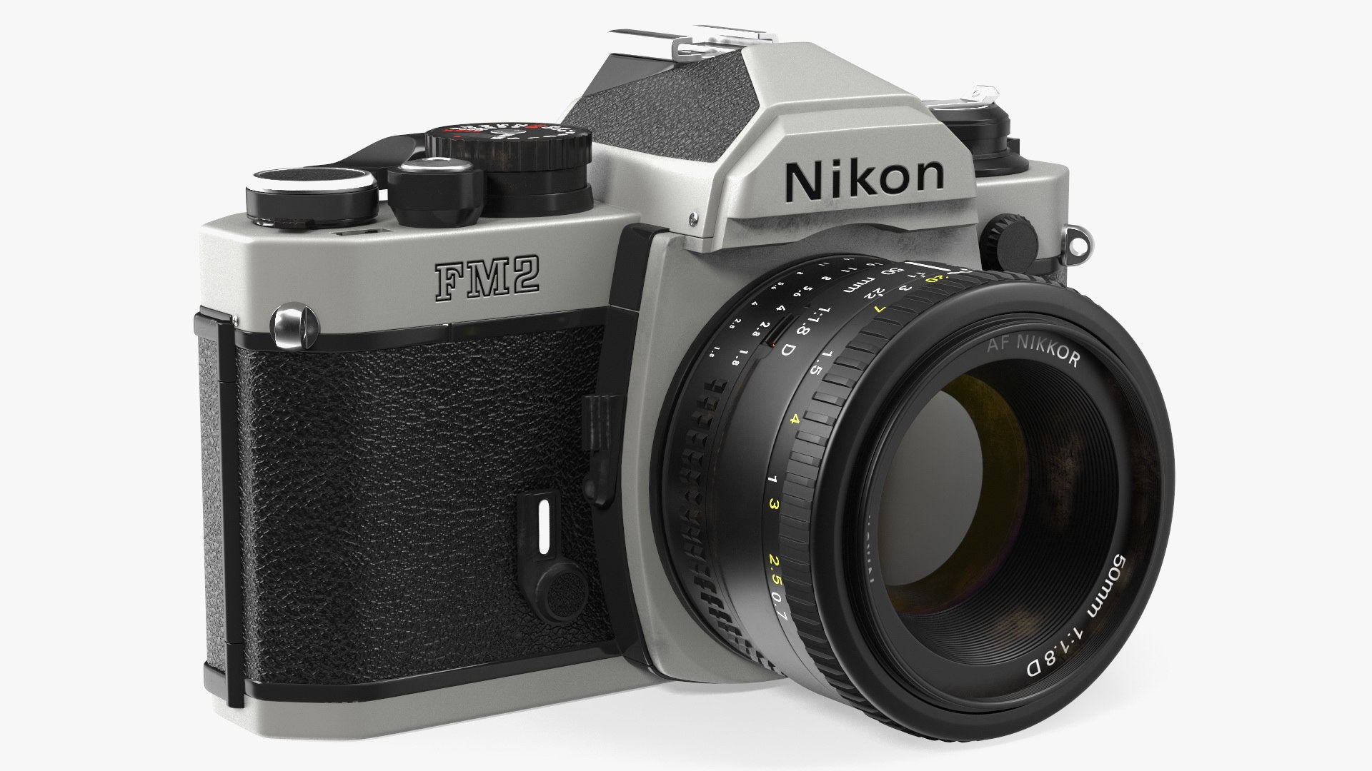 Nikon FM2 SLR Manual Focus Film Camera Model - TurboSquid 2145545