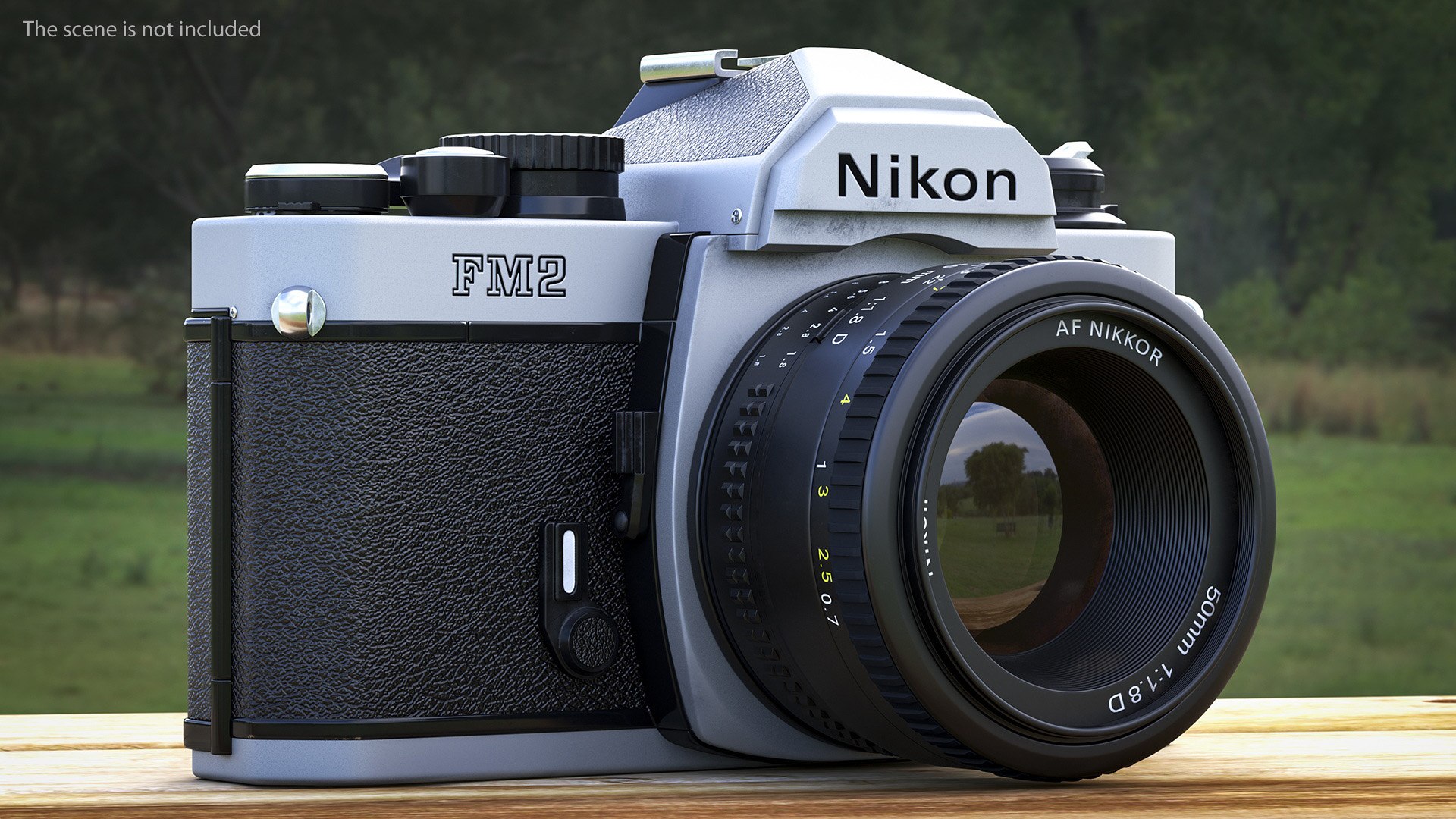 Nikon FM2 SLR Manual Focus Film Camera Model TurboSquid 2145545