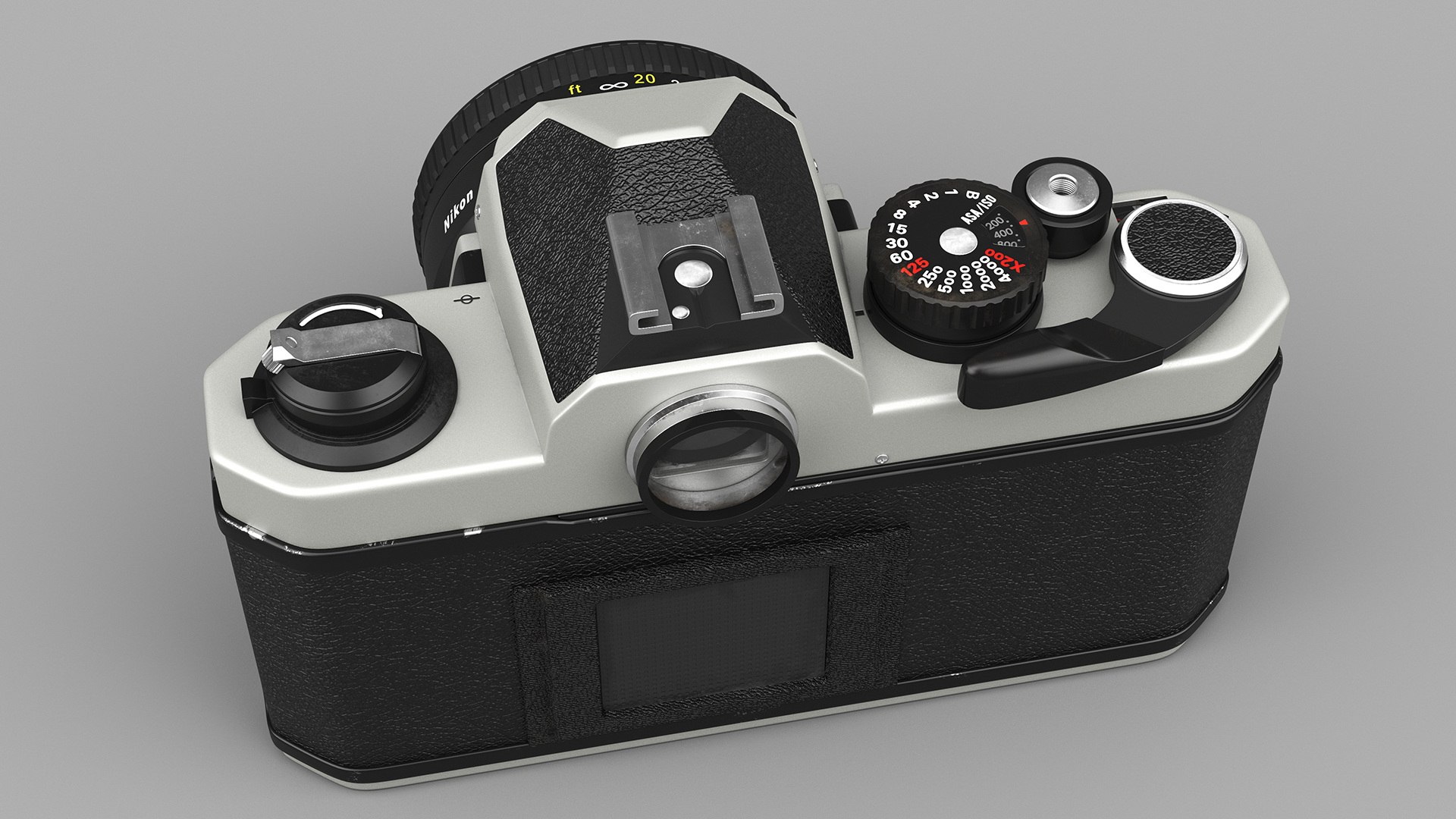 Nikon FM2 SLR Manual Focus Film Camera Model TurboSquid 2145545