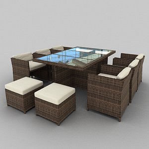 Rattan Seat Set 29