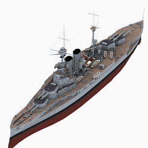 battleship queen elizabeth class 3D