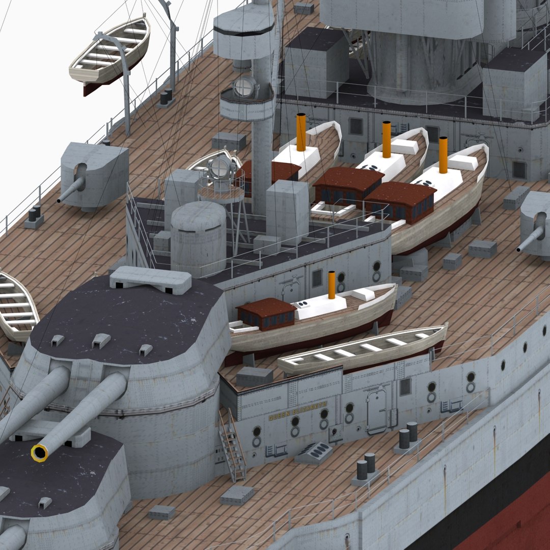 Battleship Queen Elizabeth Class 3D | 1143370 | TurboSquid