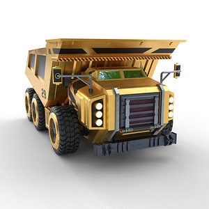 3D Concept Haul Truck model