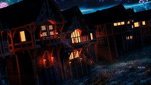 3D BIG Fantasy house pack