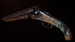 shotgun gun 3D model