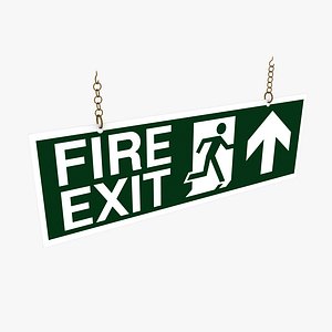Fire Exit Sign
