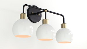 3D model Shades of Light Young House Love Bubble Vanity Light 3