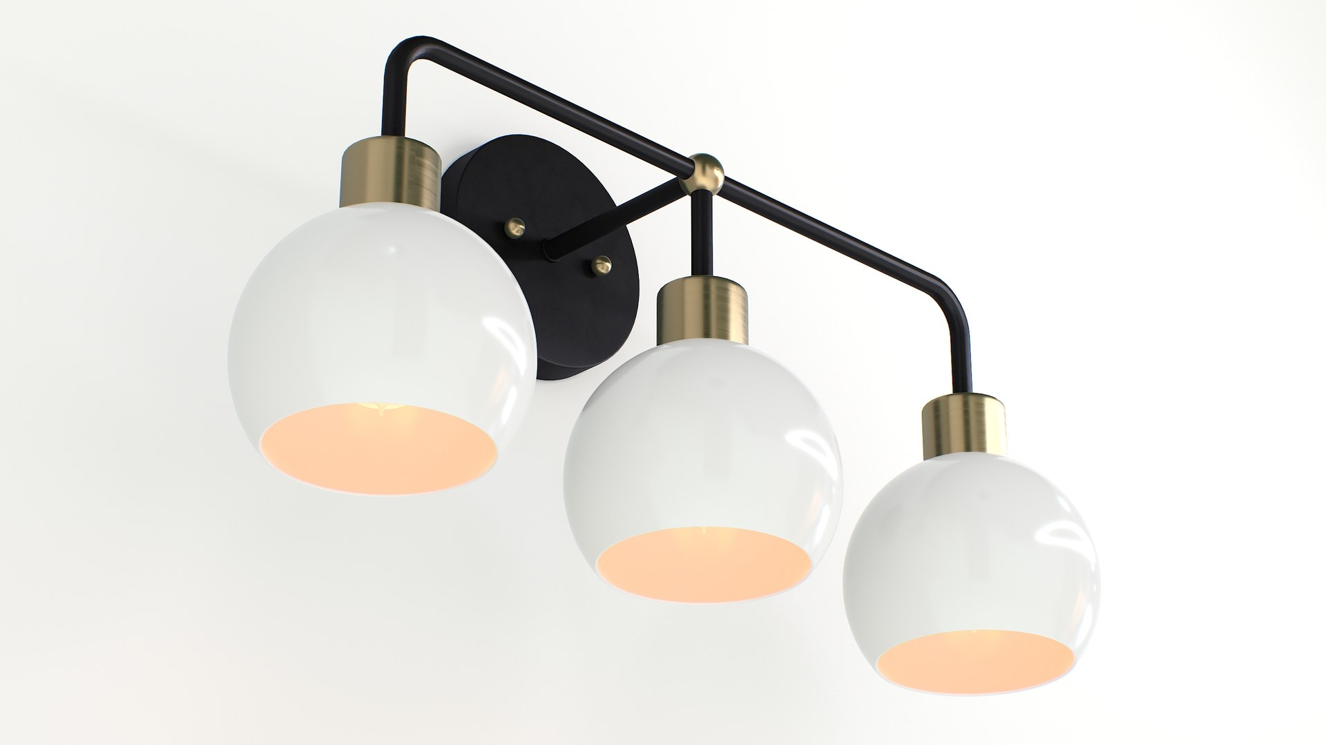3D Model Shades Of Light Young House Love Bubble Vanity Light 3