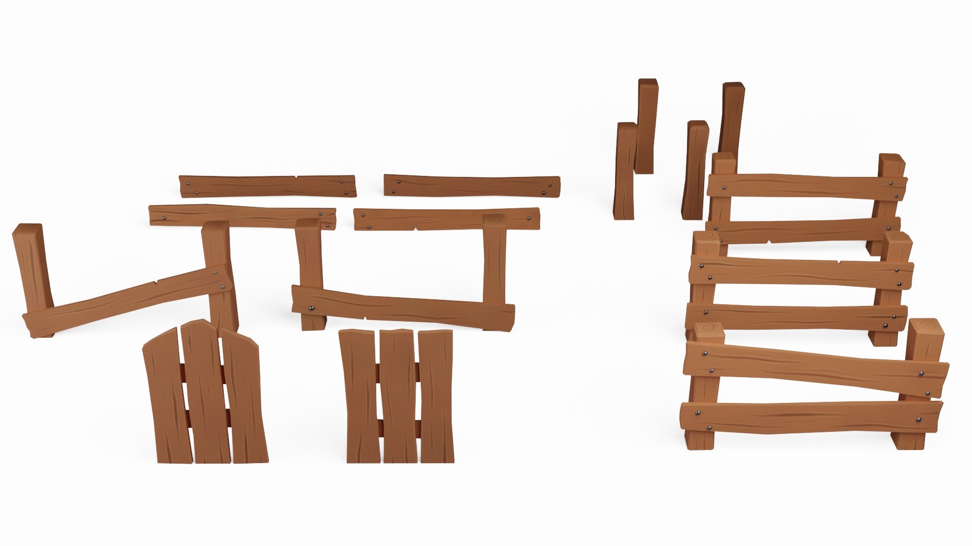 Stylized Fence Pack 3D model https://p.turbosquid.com/ts-thumb/rX/vbK4sA/5B/productimage17/jpg/1752889583/1920x1080/fit_q87/cf1bf1b1ea3f4bf748560c60a20605395cfa34d9/productimage17.jpg