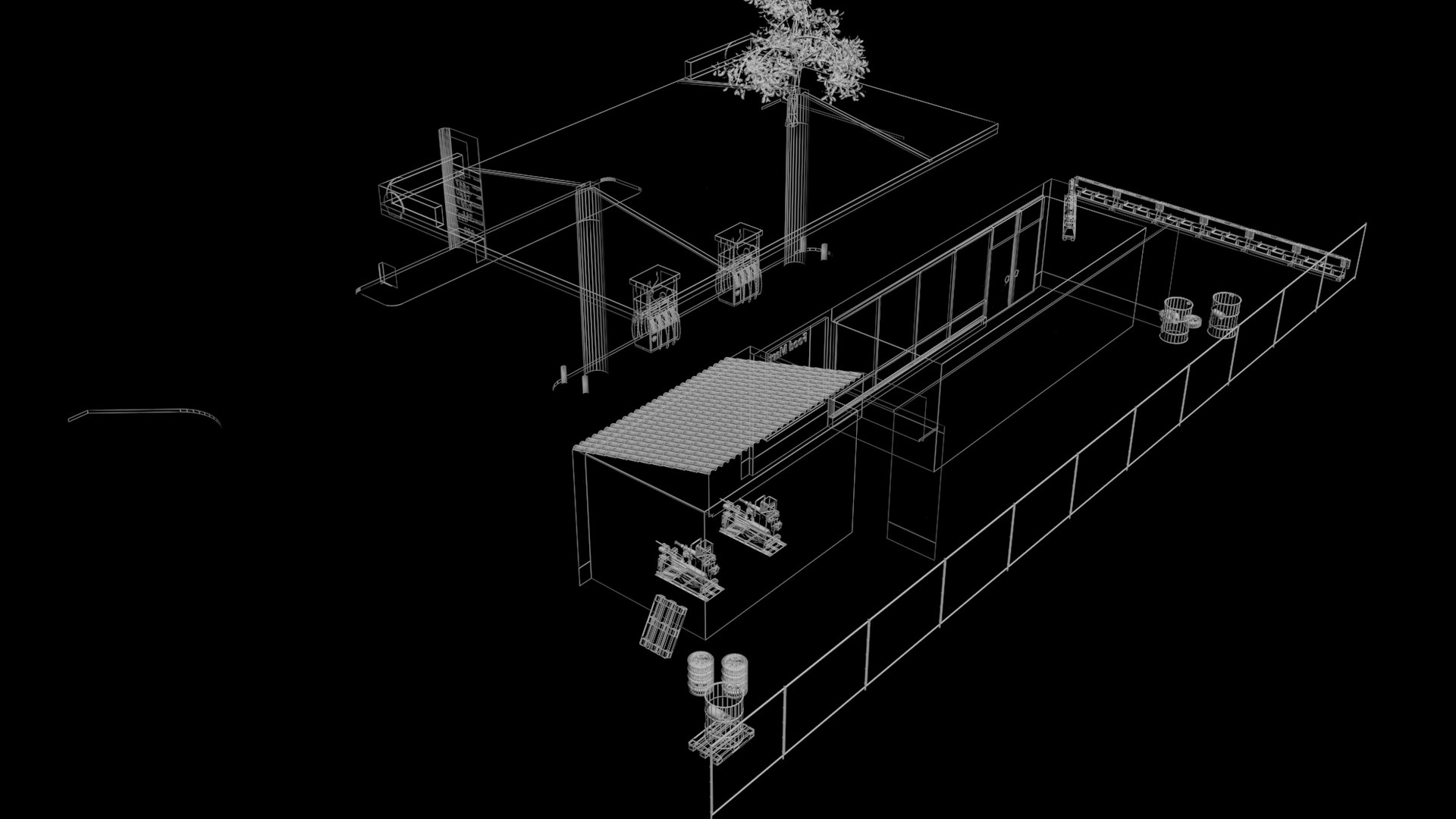 Shell Gas Station Model - TurboSquid 1545877