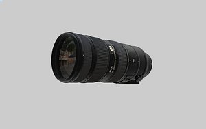 nikkor 70-200mm 1 2 3d model