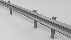 3d model traffic railing