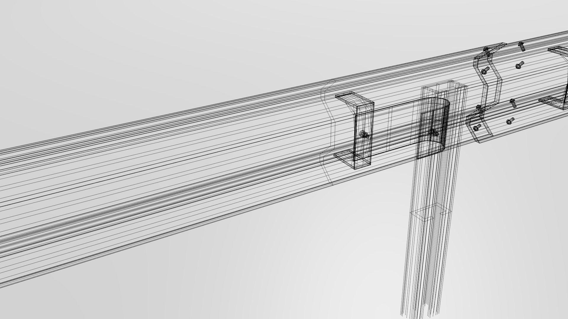 3d Model Traffic Railing