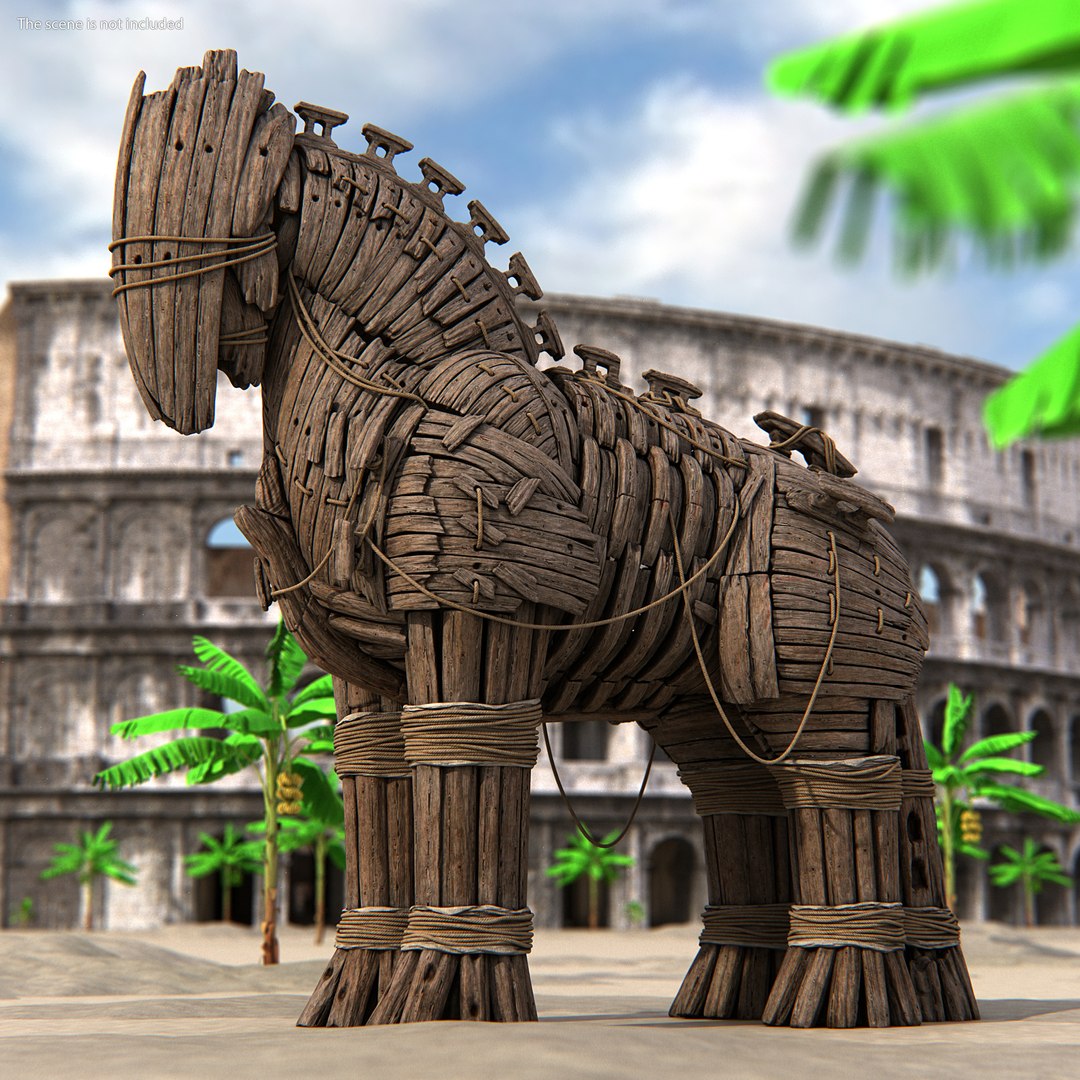 3D wooden trojan horse model https://p.turbosquid.com/ts-thumb/rY/JzVQiy/KpqUlJ7A/woodentrojanhorsevray3dmodel002/jpg/1604066693/1920x1080/fit_q87/afde2e317242d294406284d2588eb90e79bba897/woodentrojanhorsevray3dmodel002.jpg