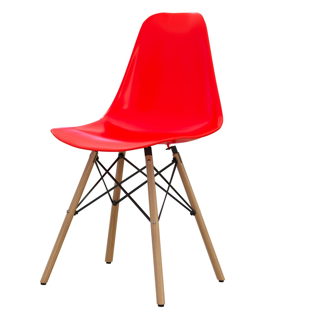 Eames Dining Chair Nordica Dsw 3D model TurboSquid 2110084