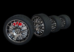 tire rim 3D model