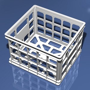 Plastic Storage Crate