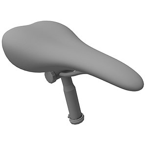 bike seat 3d max
