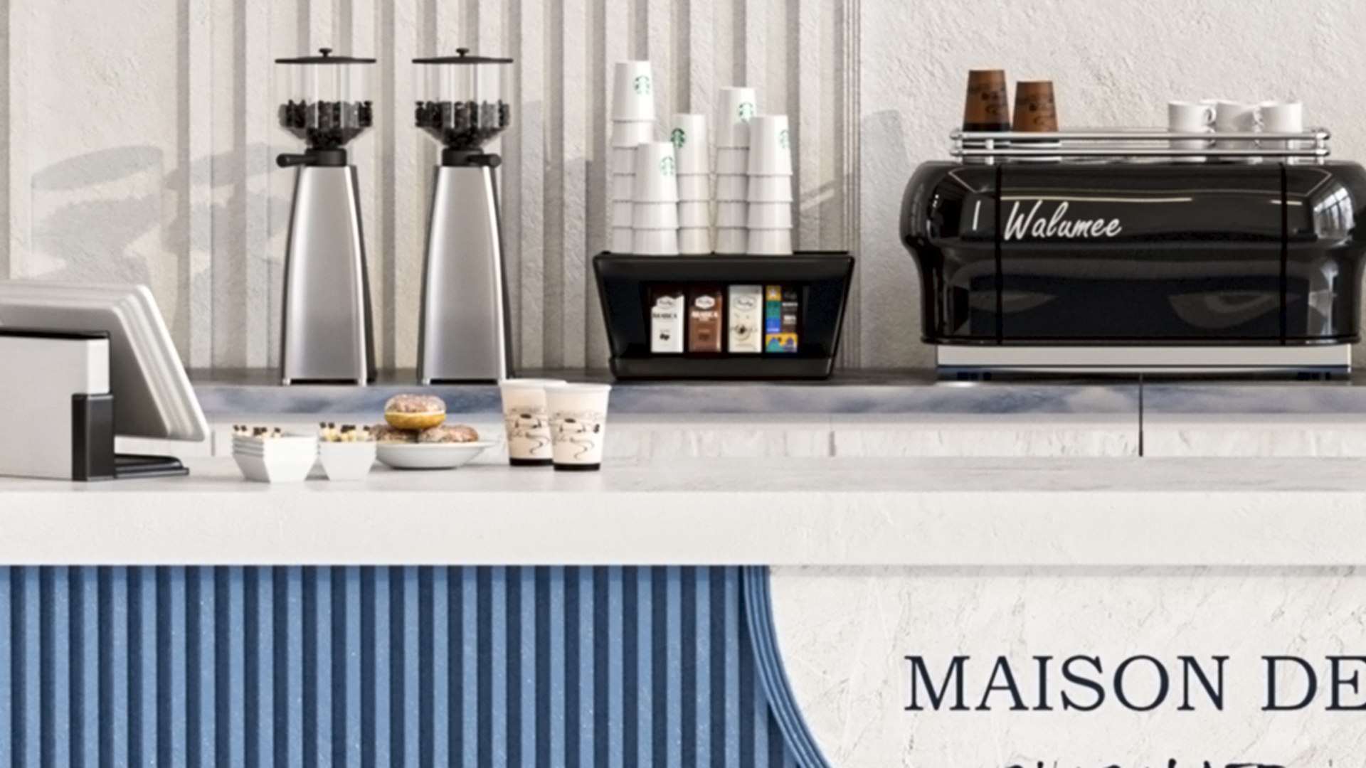 3D model Coffee point in classic style with coffee machine - TurboSquid ...