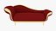 Victorian Sofa Red
