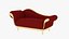 Victorian Sofa Red