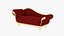 Victorian Sofa Red