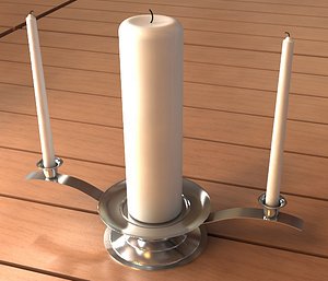 3d candle stand 2