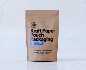 Kraft Paper Pouch Packaging Ver 2