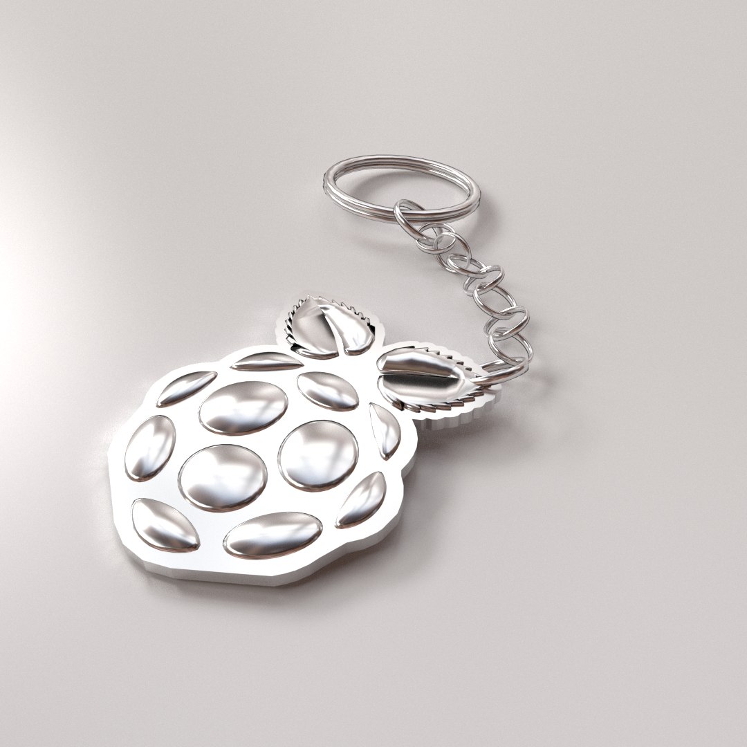 Raspberry Keychain 3D Model - TurboSquid 1765447