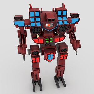 Sci fi Transformer Robot model