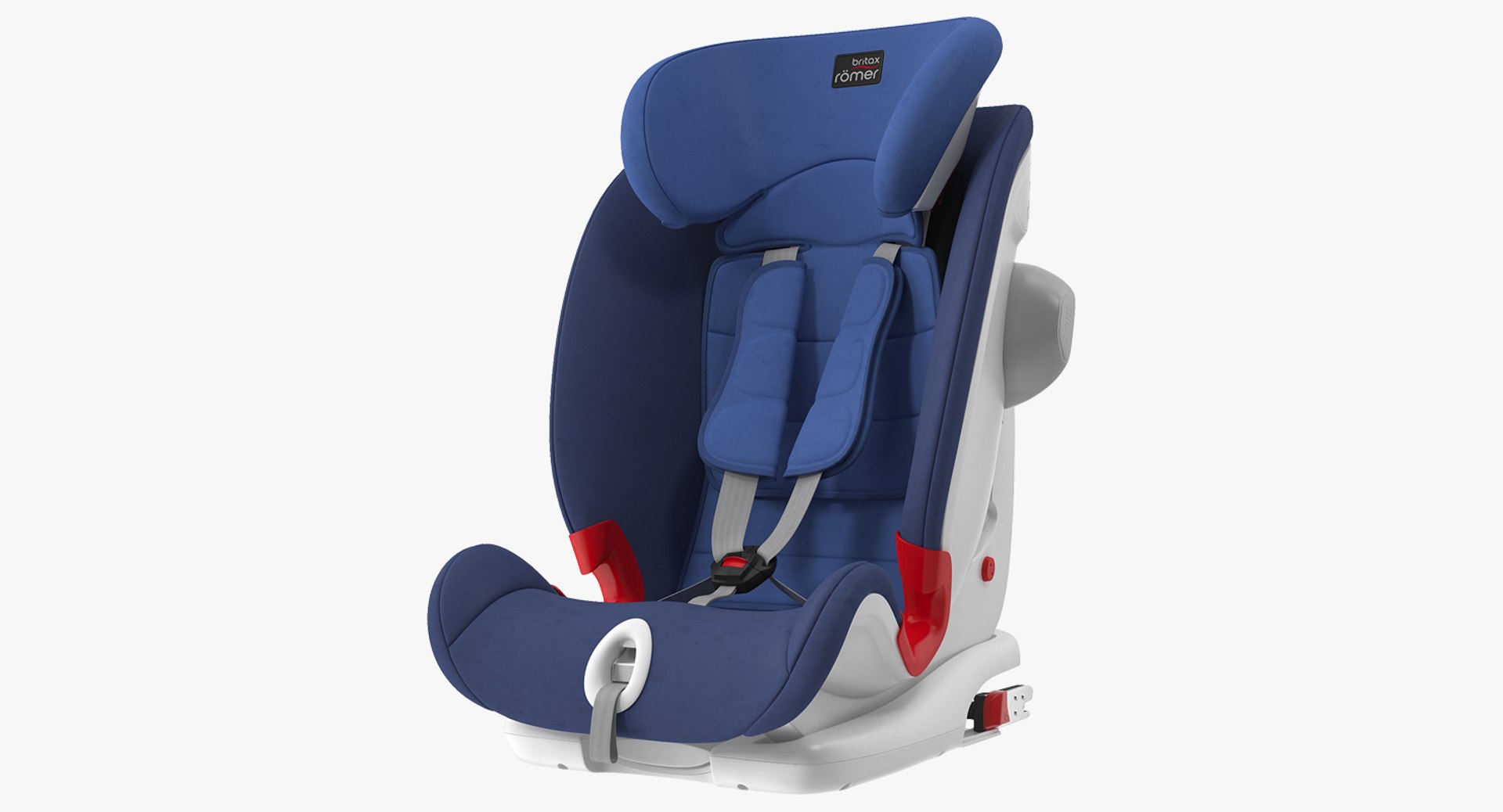 Child Safety Seat Blue Britax Romer 3D model preview