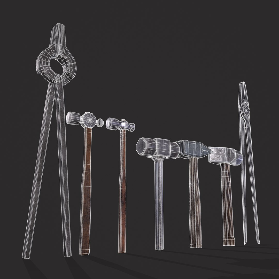 3D Blacksmith Tool Set https://p.turbosquid.com/ts-thumb/rY/jlo754/A9/6/png/1642549315/1920x1080/fit_q87/c7546b551cb07446d2907bc19c2a1da5aaff45a1/6.jpg