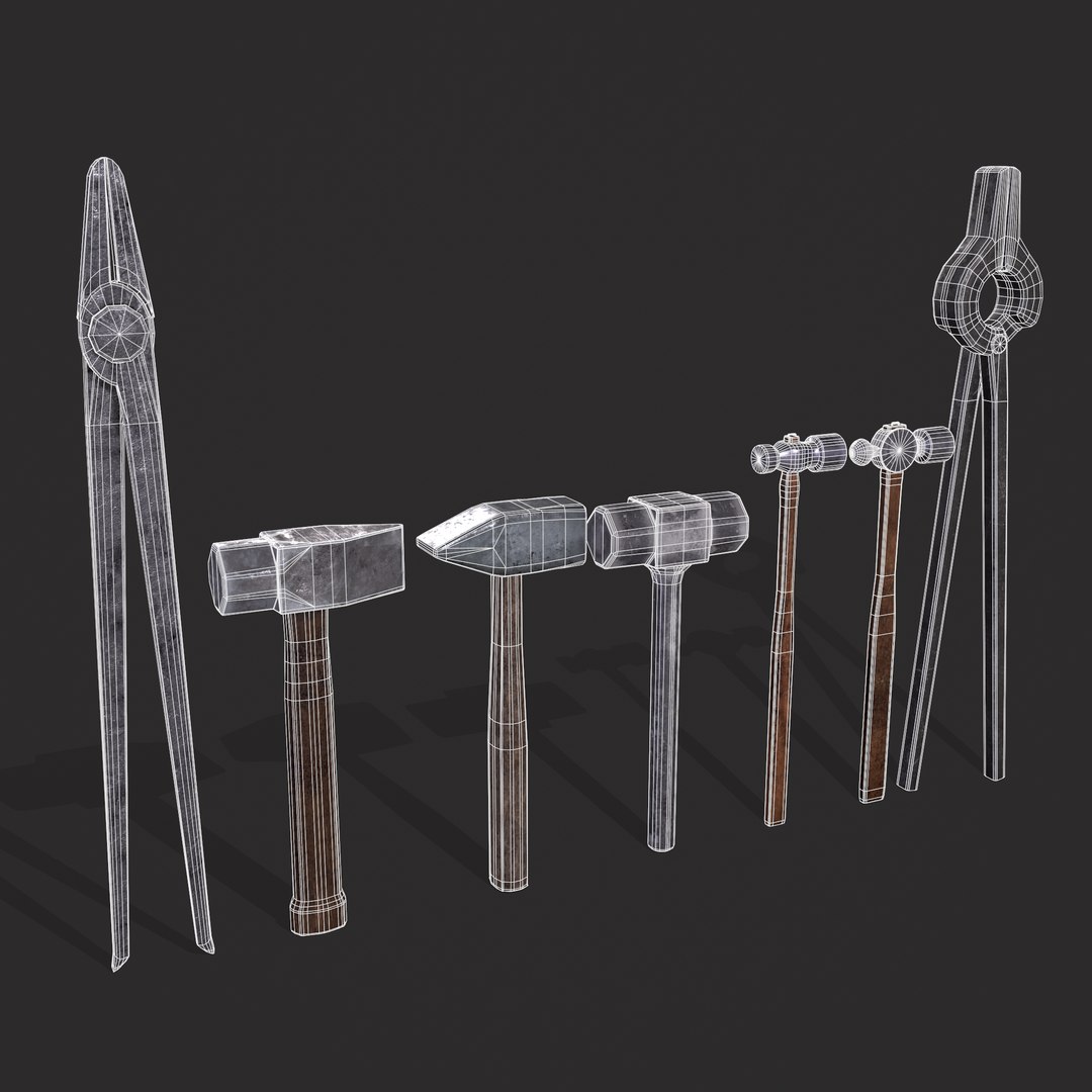 3D Blacksmith Tool Set https://p.turbosquid.com/ts-thumb/rY/jlo754/tq/56/png/1642549305/1920x1080/fit_q87/8c4eb1241b59e7b293c01affc3550de4d25b21e6/56.jpg