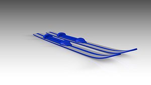 ski 3D model