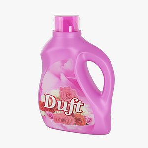 3D model Laundry detergent softener bottle