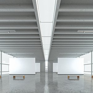 Image exhibition space 01 3D model