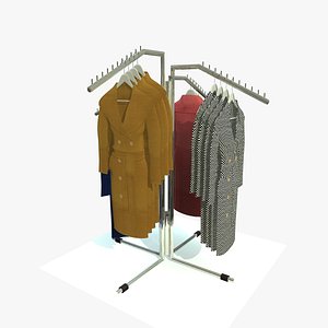Coats On a Stand Rack