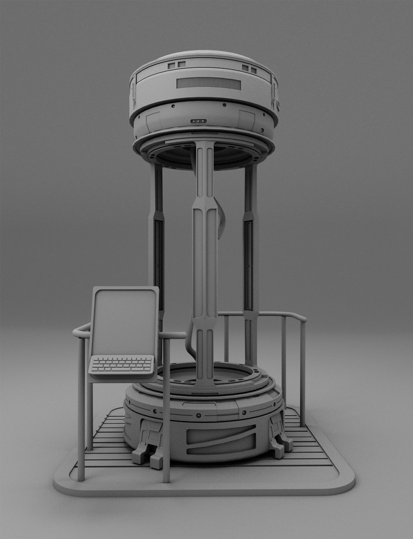 3D Sci-Fi Capsule Cloning Chamber Device Asset - TurboSquid 1824797