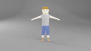 Man in shorts