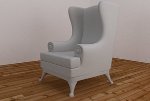 3d armchair living rooms