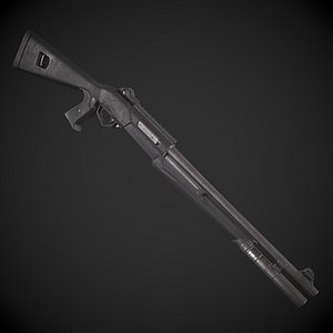 3D Benelli Super Nova Shotgun