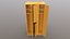 PBR School Gym Locker 04 - Yellow