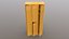PBR School Gym Locker 04 - Yellow