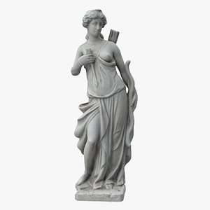 woman bow sculpture 3D