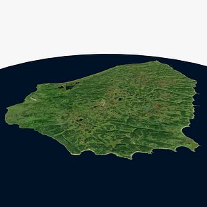Shumshu Island Kuril Archipelago North Kurils Russia model