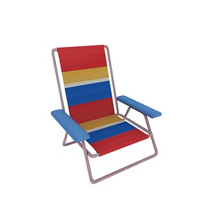 beach chair 3D model