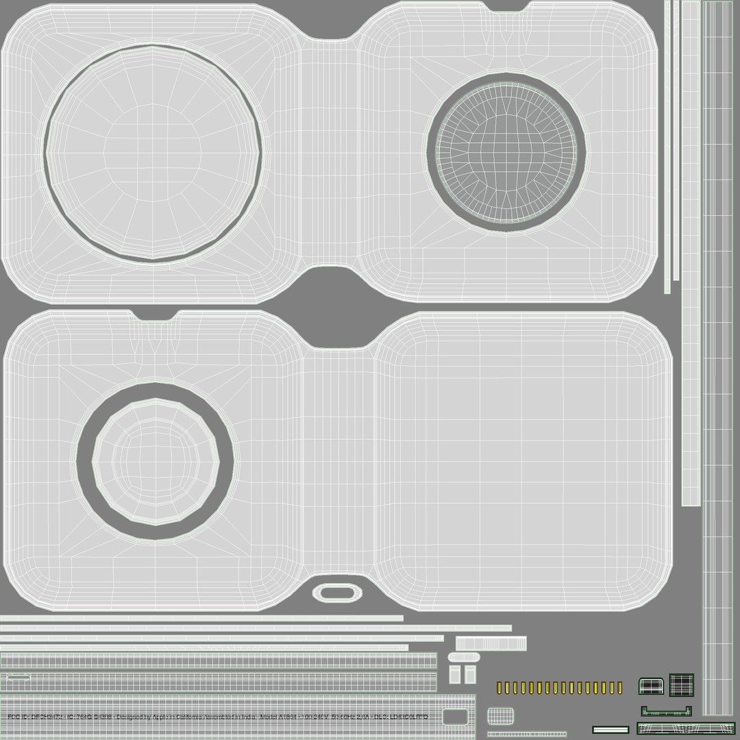 Magsafe duo charger 3D - TurboSquid 1666539