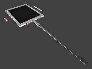 3D model tablet computer stylus