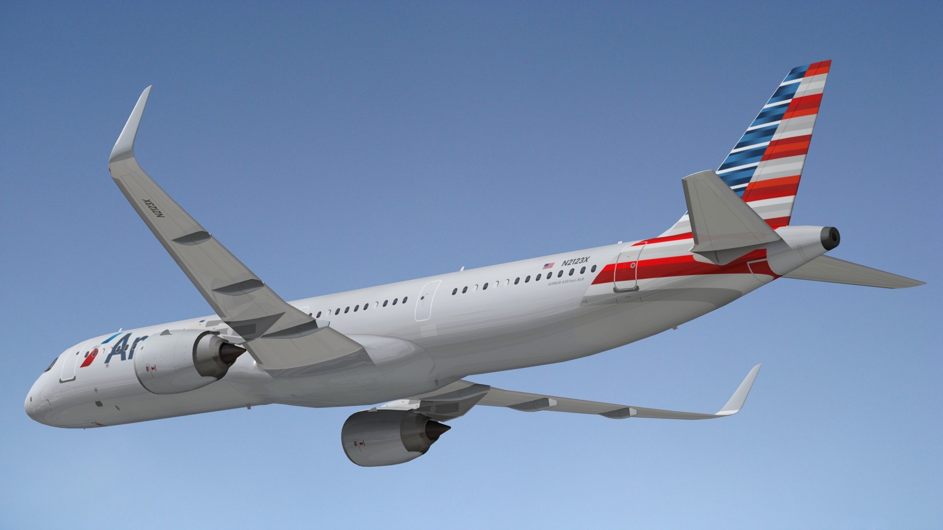 A321 XLR American Airlines 3D - TurboSquid 2129006